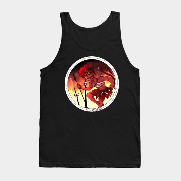 Wrath Monster Girl Tank Top by Nado Hunter Art